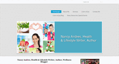 Desktop Screenshot of nancyandreswriter.com